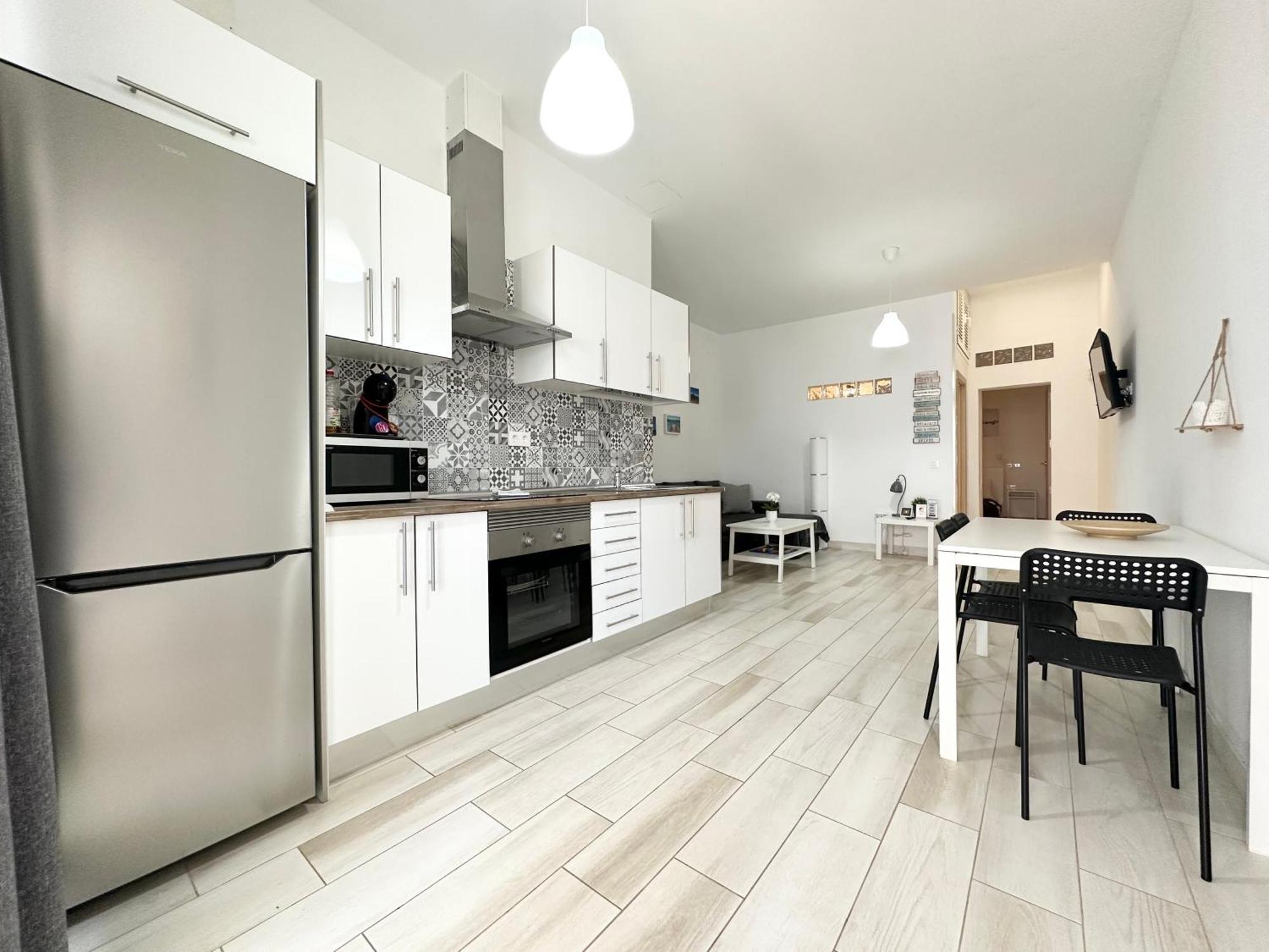 Luna En Centro, 1 Min De La Playa, Cocina Completa Y Wifi Appartement Cotillo