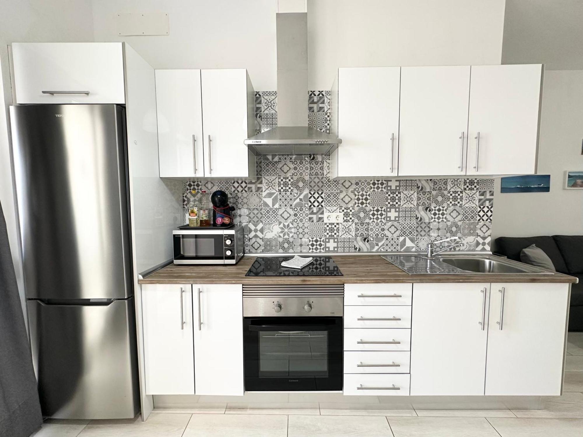 Luna En Centro, 1 Min De La Playa, Cocina Completa Y Wifi Appartement *